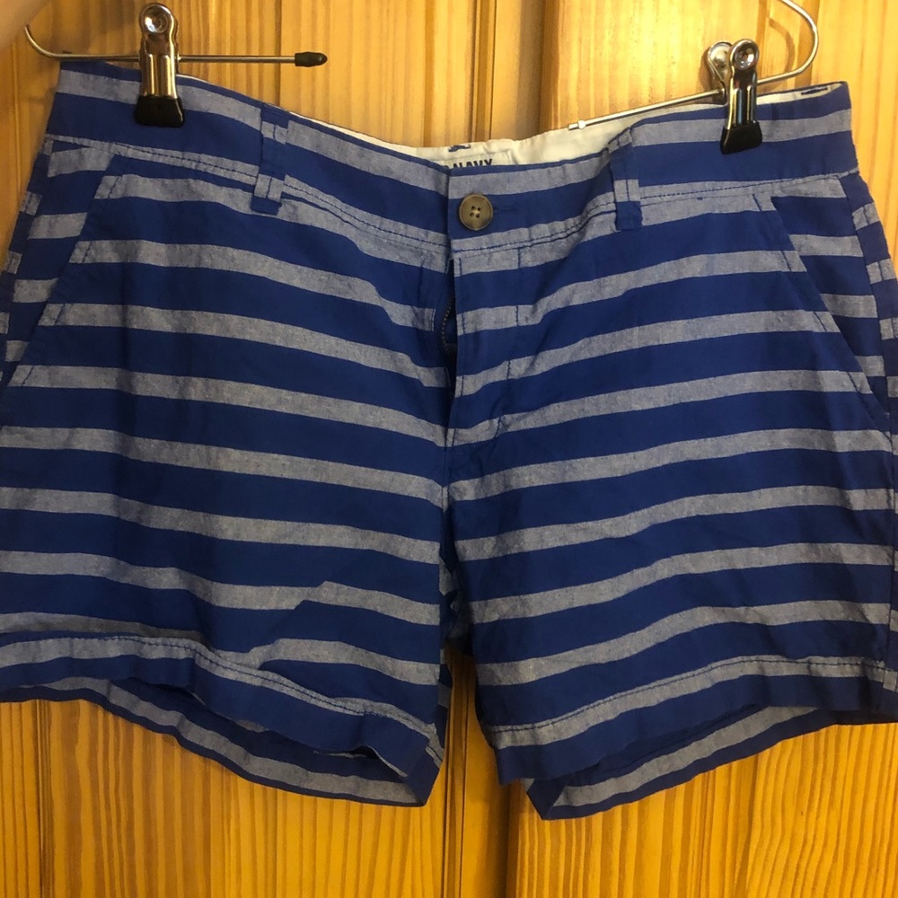 Blue striped old navy shorts